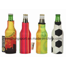 Vollfarbdruck Neopren Flaschenkühler, Neopren Flaschenhalter für Bierflasche